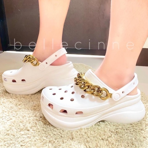 MACKINJ Crocs Women's Classic Bae Embellished - Picture 3 of 11